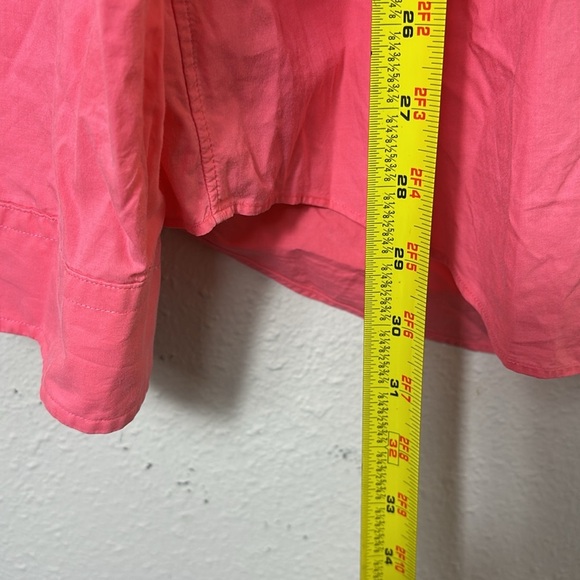 Ralph Lauren Button Down Shirt Coral Pink Sky Blue Pony Long Sleeve size XL - Picture 8 of 9